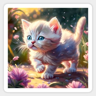 Cute Kitten Sticker